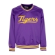 casacca uomo ncaa sideline pullover satin jacket loutig PURPLE