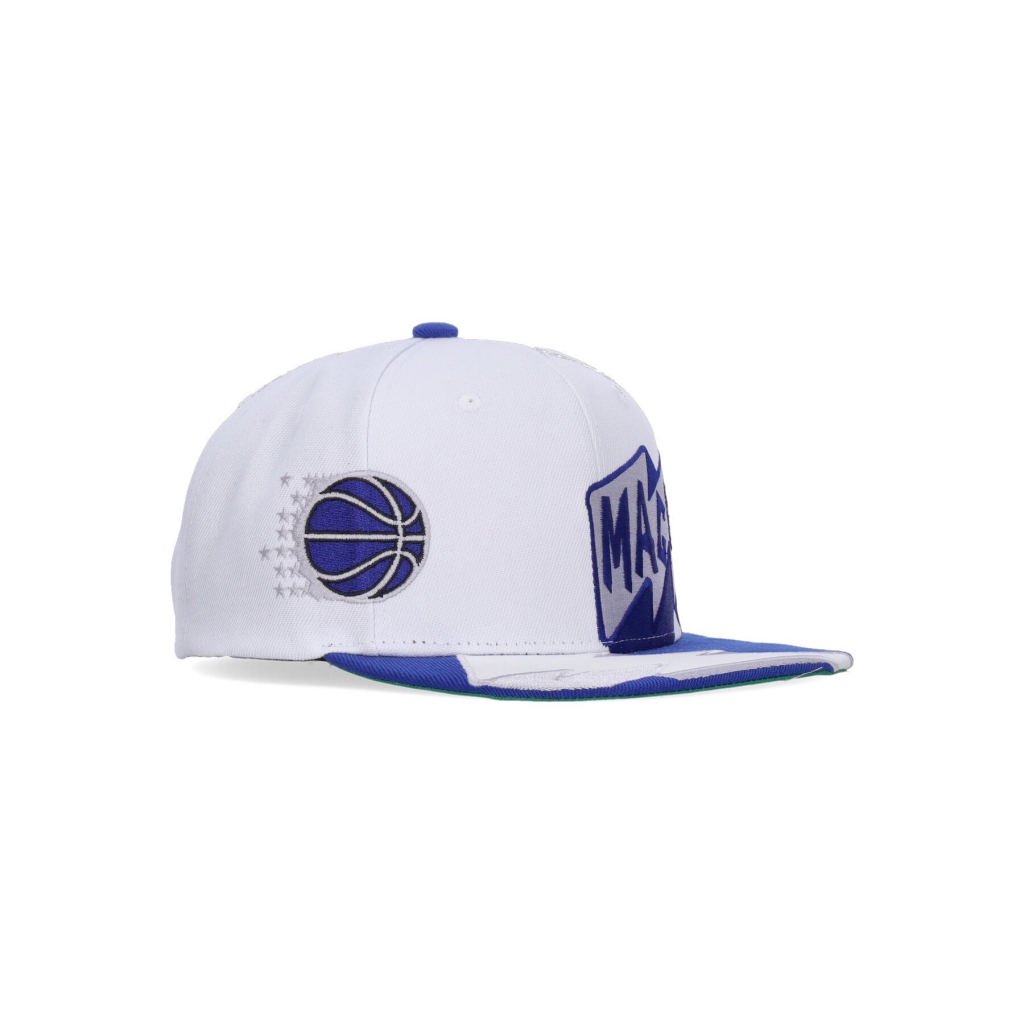 cappellino visiera piatta uomo nba fast times snapback hwc orlmag WHITE