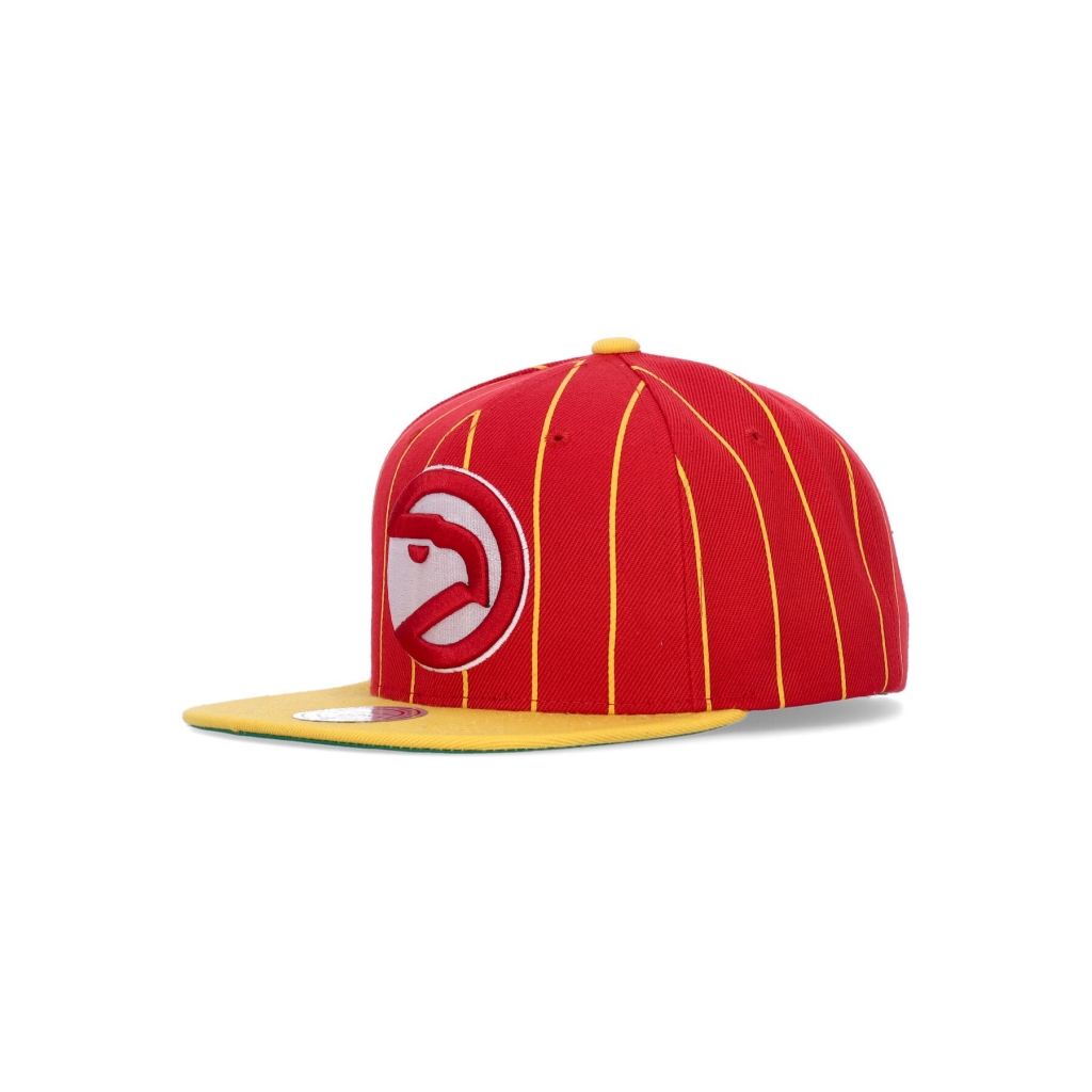 cappellino visiera piatta uomo nba team pin snapback hwc atlhaw ORIGINAL TEAM COLORS