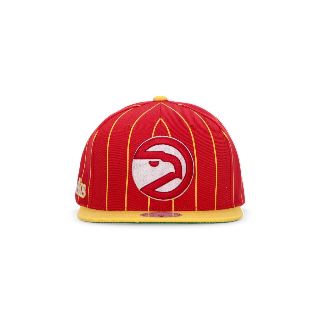 cappellino visiera piatta uomo nba team pin snapback hwc atlhaw ORIGINAL TEAM COLORS