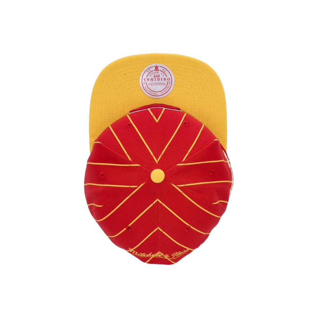 cappellino visiera piatta uomo nba team pin snapback hwc atlhaw ORIGINAL TEAM COLORS