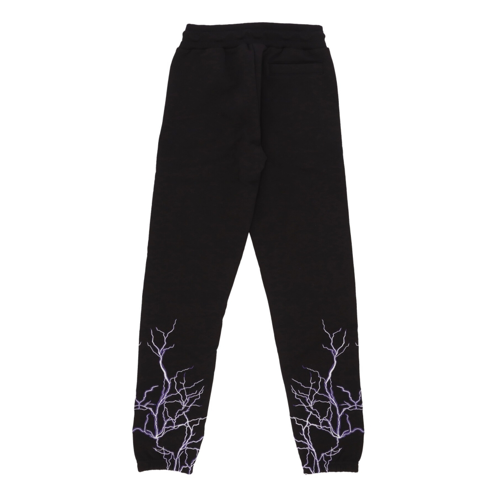 pantalone tuta leggero uomo lightning pants BLACK/PURPLE