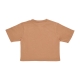 maglietta donna lightning crop tee TERRACOTTA/GREY