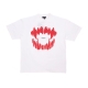 maglietta uomo mouth print tee OFF WHITE/RED