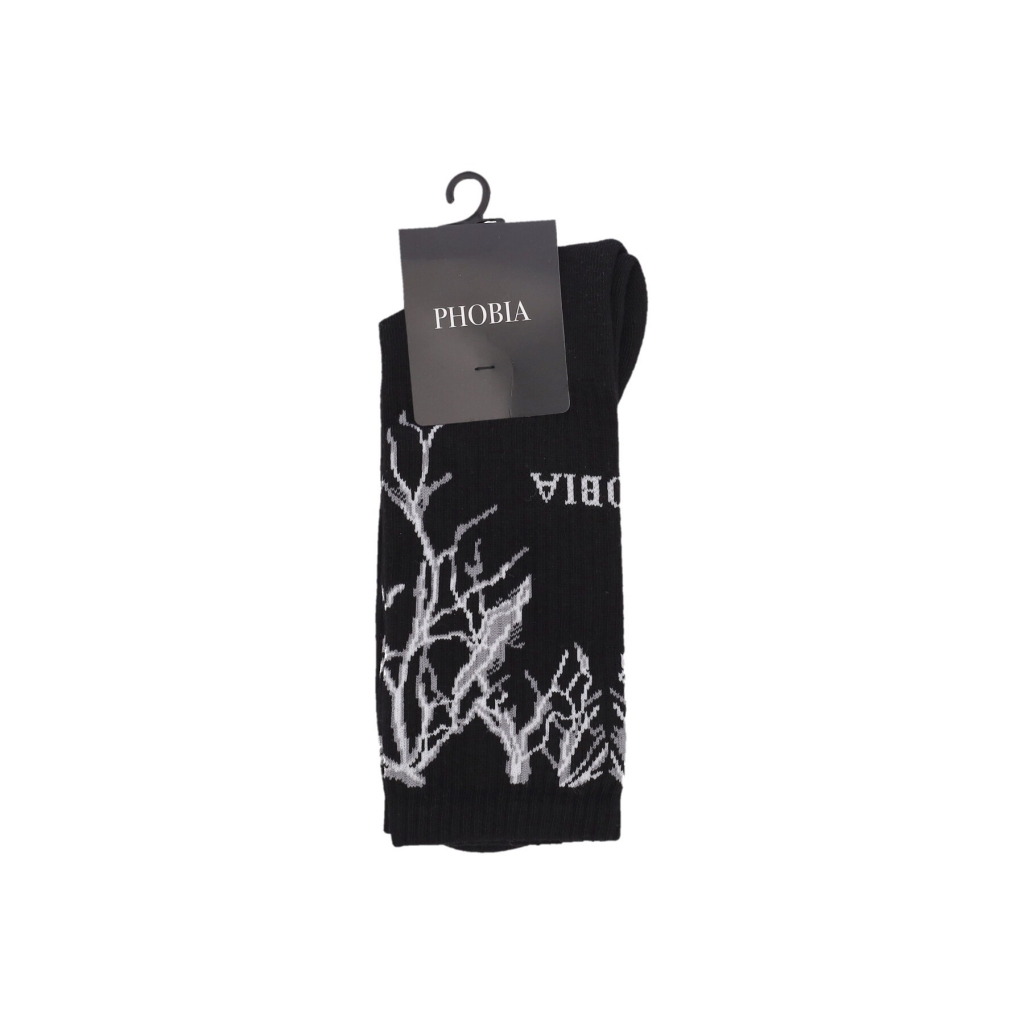 calza media uomo lightning socks BLACK/GREY