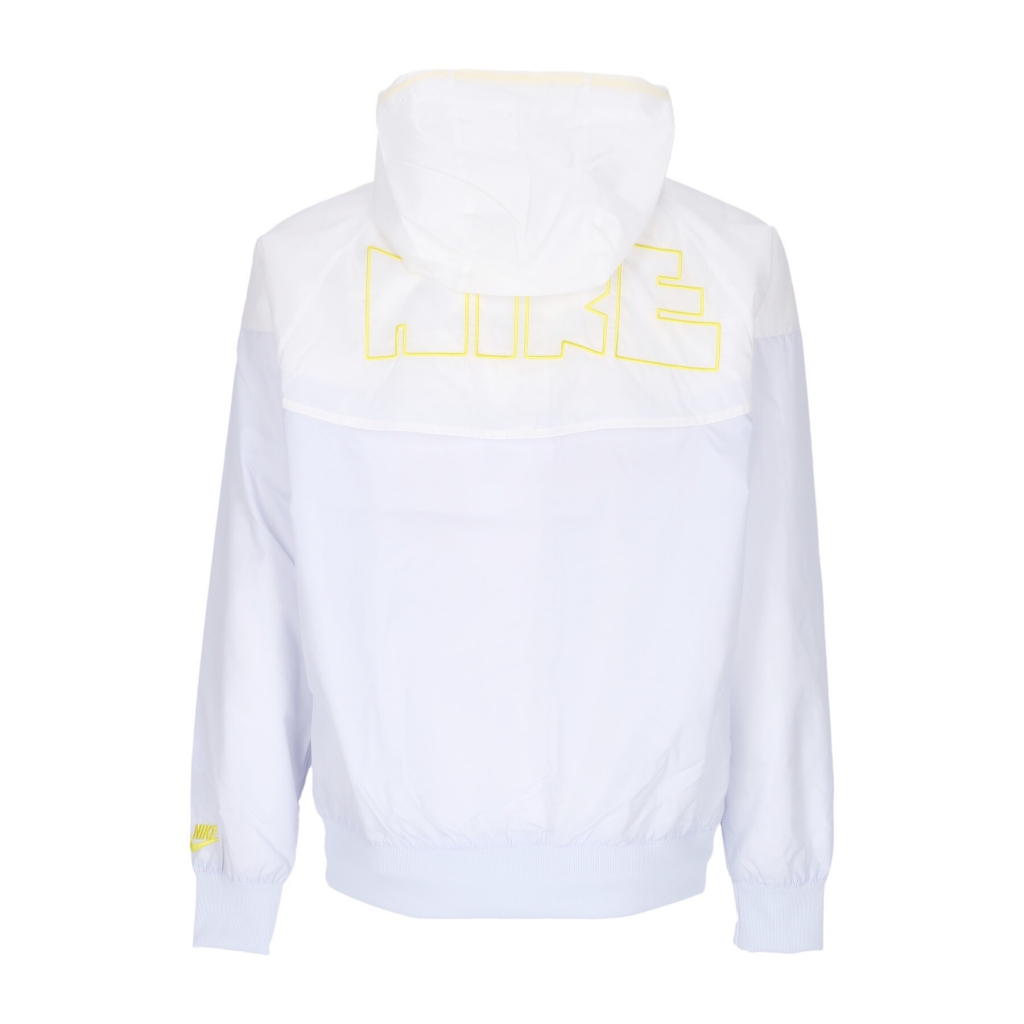giacca a vento uomo windrunner woven lined jacket FOOTBALL GREY/WHITE/WHITE/OPTI YELLOW