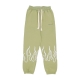 pantalone tuta leggero uomo embroidery flame pants GREEN