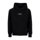 felpa leggera cappuccio uomo ribs blind hoodie BLACK