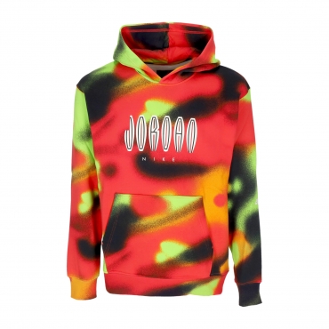 felpa cappuccio uomo flight mvp all over print fleece hoodie INFRARED 23/SAIL