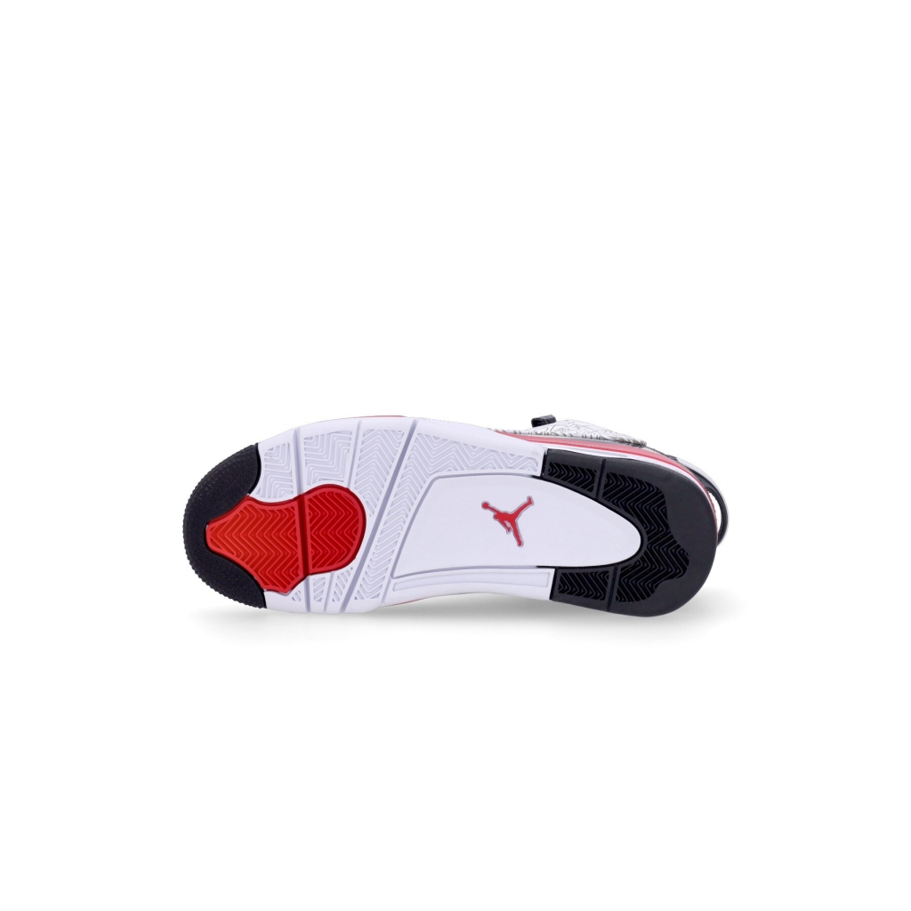 scarpa alta ragazzo air jordan dub zero gs WHITE/FIRE RED/BLACK