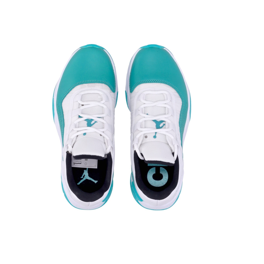 scarpa bassa donna wmns air jordan 11 cmft low WHITE/NEW EMERALD/BLACK