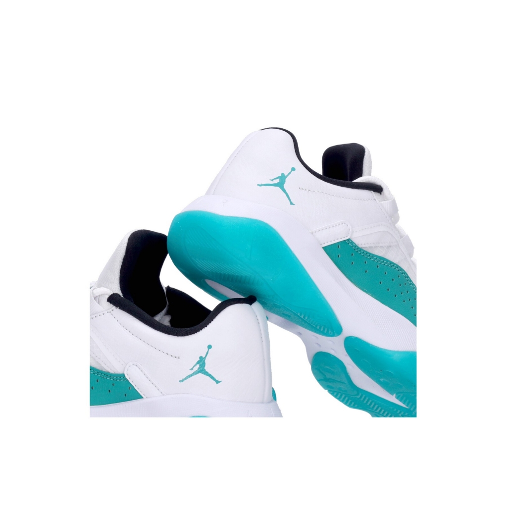 scarpa bassa donna wmns air jordan 11 cmft low WHITE/NEW EMERALD/BLACK