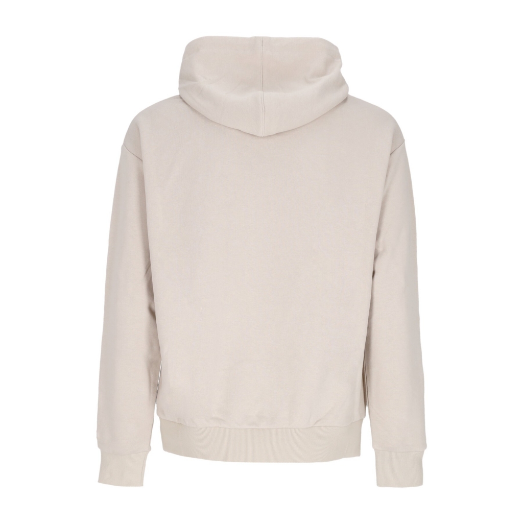 felpa leggera cappuccio uomo mlb league essentials os hoodie neyyan STONE/WHITE