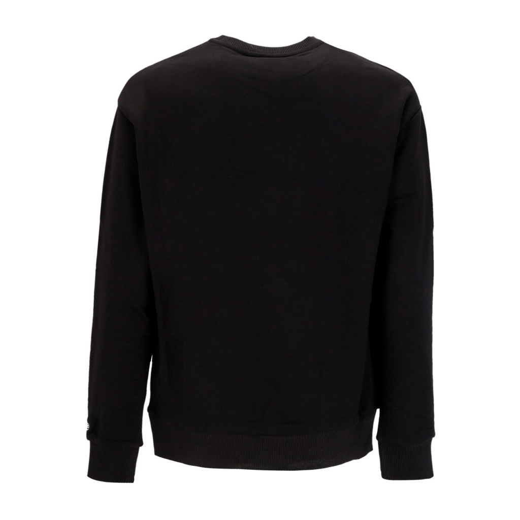 felpa leggera girocollo uomo nba applique crew chibul BLACK/FRONT DOOR RED