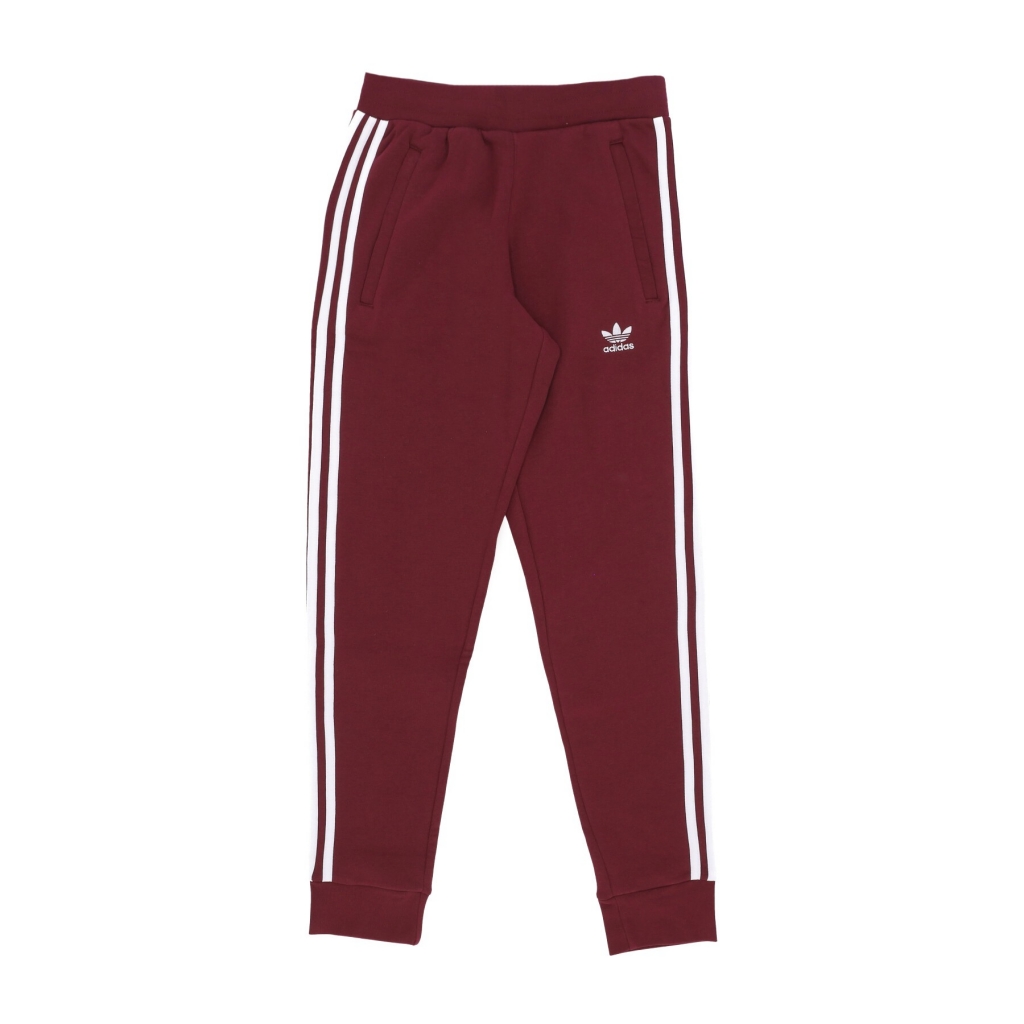 pantalone tuta felpato uomo 3-stripes pant SHADOW RED