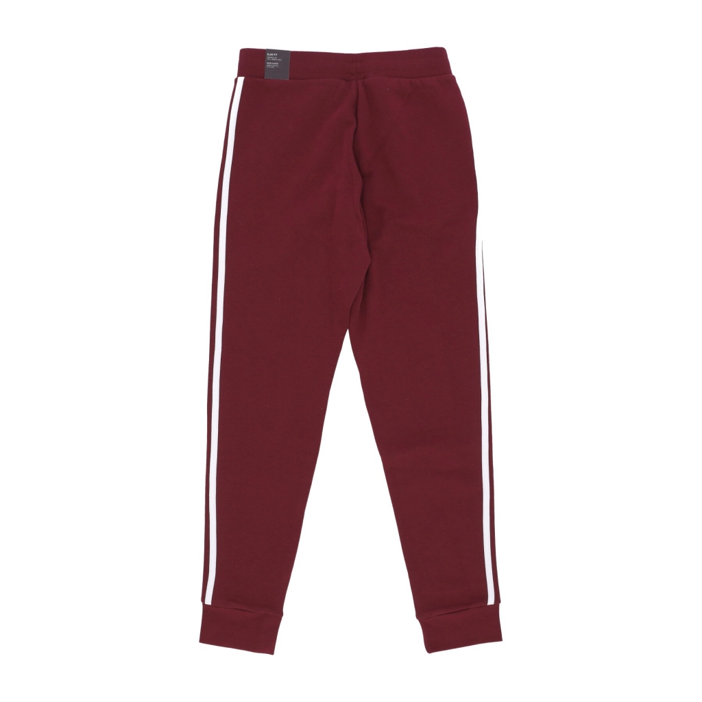 pantalone tuta felpato uomo 3-stripes pant SHADOW RED