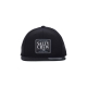 cappellino visiera piatta uomo cruiser 6 panel hat BLACK