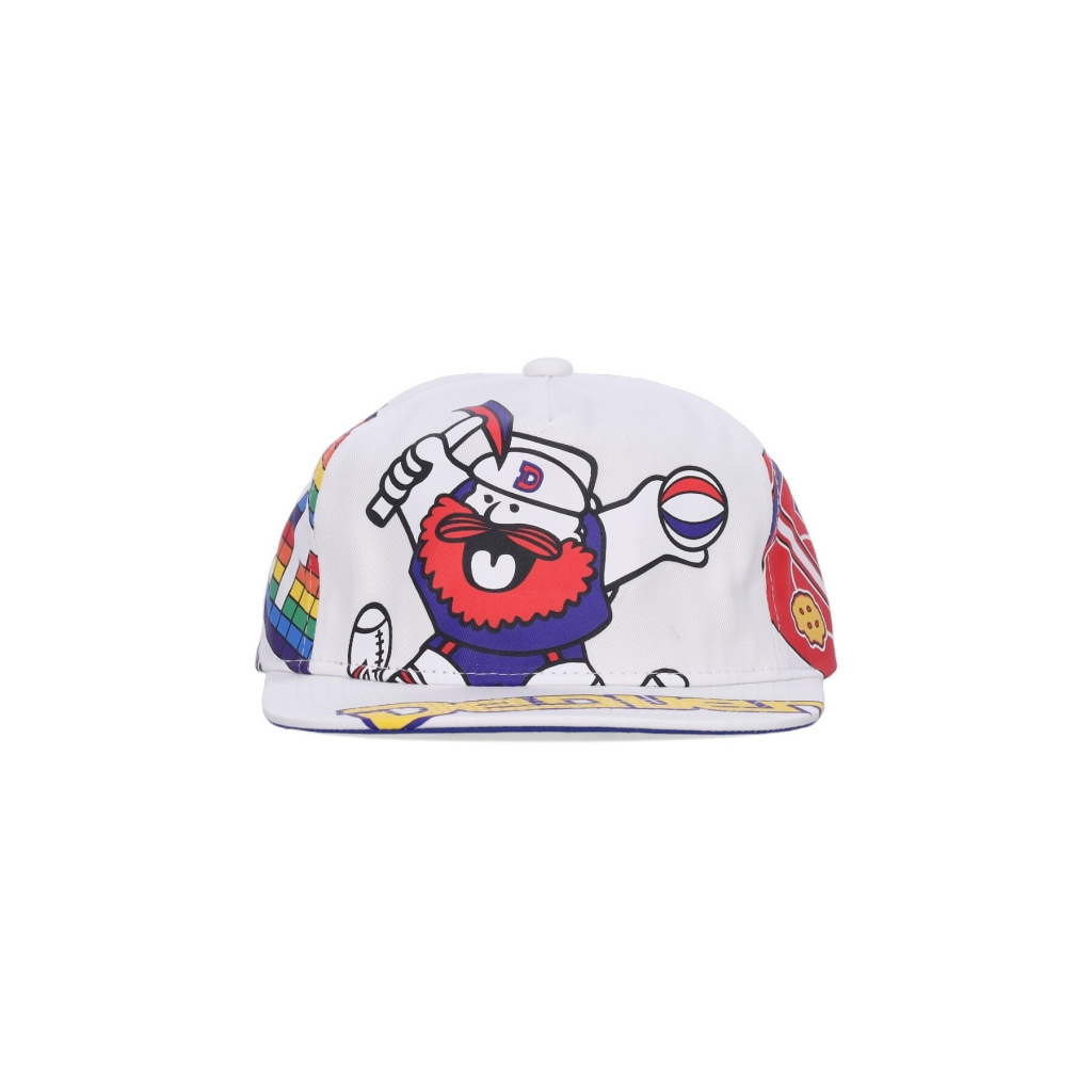 cappellino visiera piatta uomo nba in your face deadstock hwc dennug WHITE