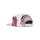 cappellino visiera piatta uomo nba in your face deadstock hwc dennug WHITE