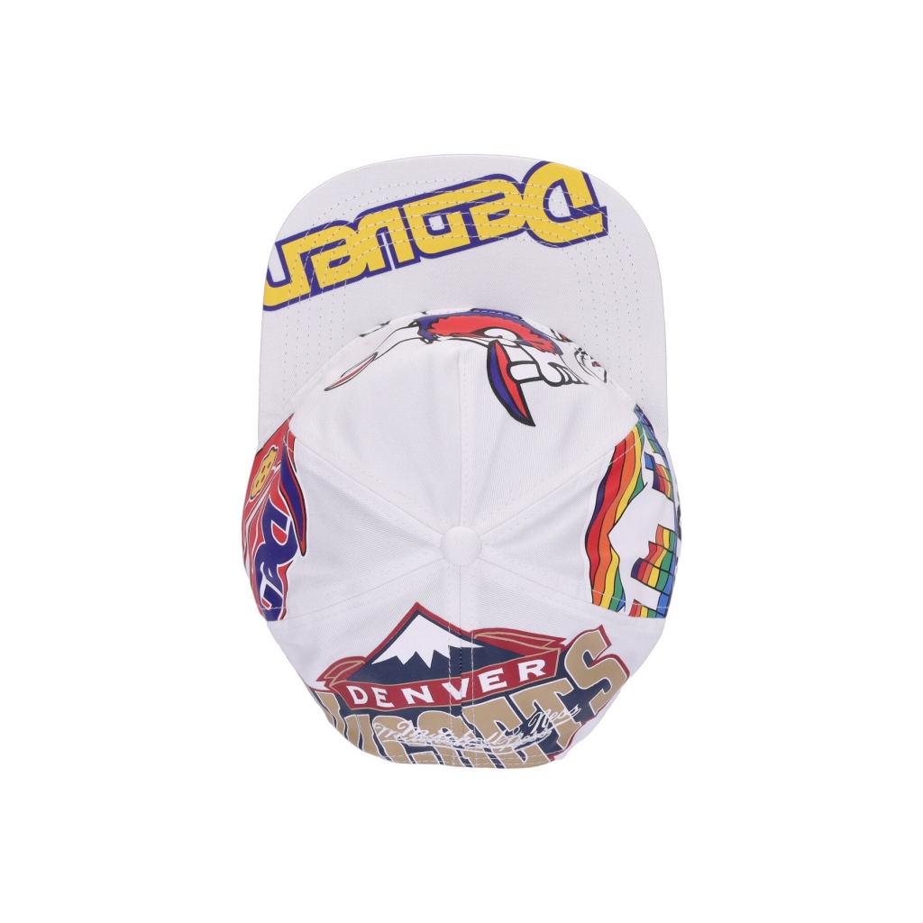 cappellino visiera piatta uomo nba in your face deadstock hwc dennug WHITE