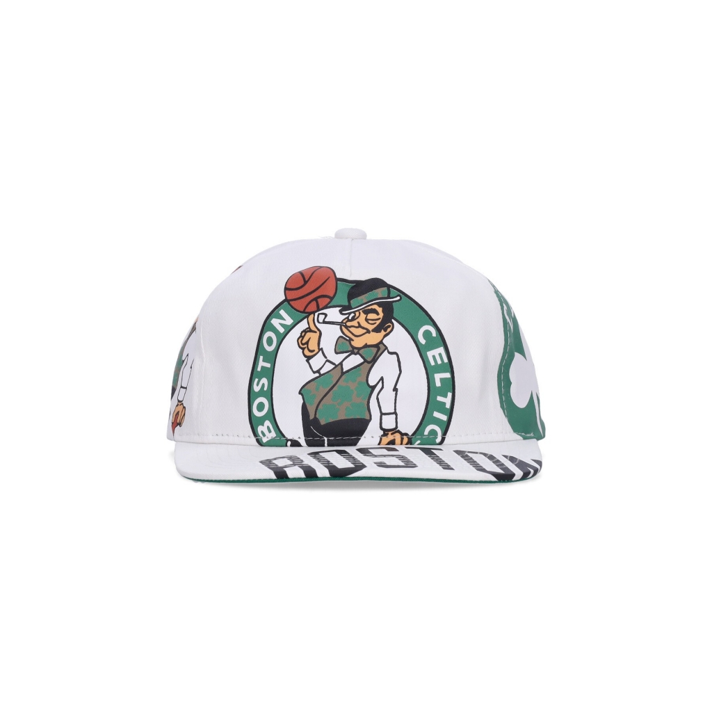 cappellino visiera piatta uomo nba in your face deadstock hwc boscel WHITE