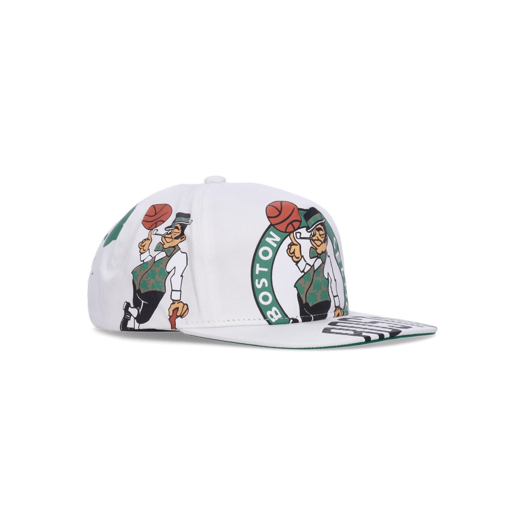 cappellino visiera piatta uomo nba in your face deadstock hwc boscel WHITE