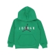 felpa cappuccio bambino jumpman sustainable hoodie LUCKY GREEN
