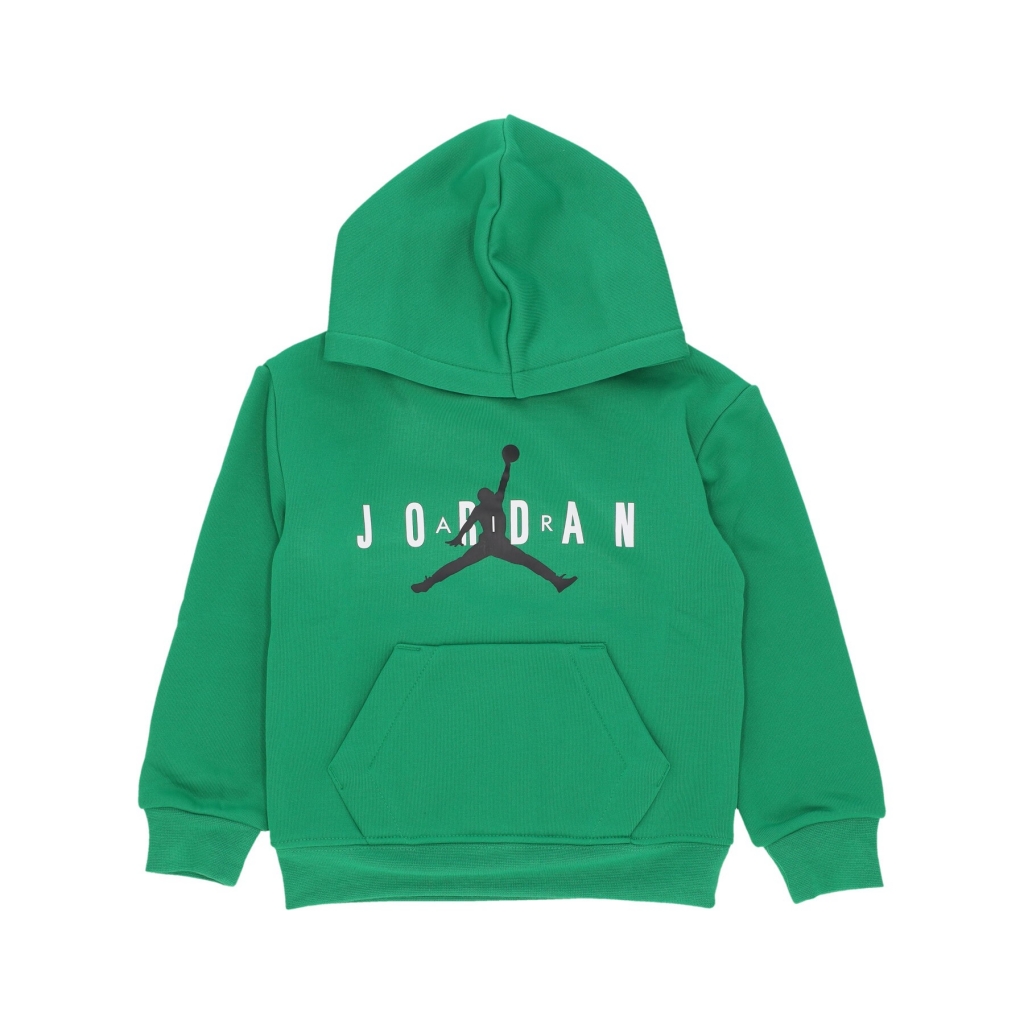 felpa cappuccio bambino jumpman sustainable hoodie LUCKY GREEN