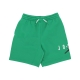 pantalone corto tuta felpato ragazzo jumpman sustainable short LUCKY GREEN