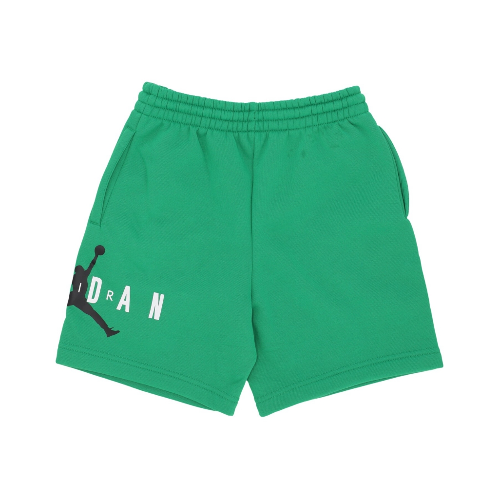 pantalone corto tuta felpato ragazzo jumpman sustainable short LUCKY GREEN