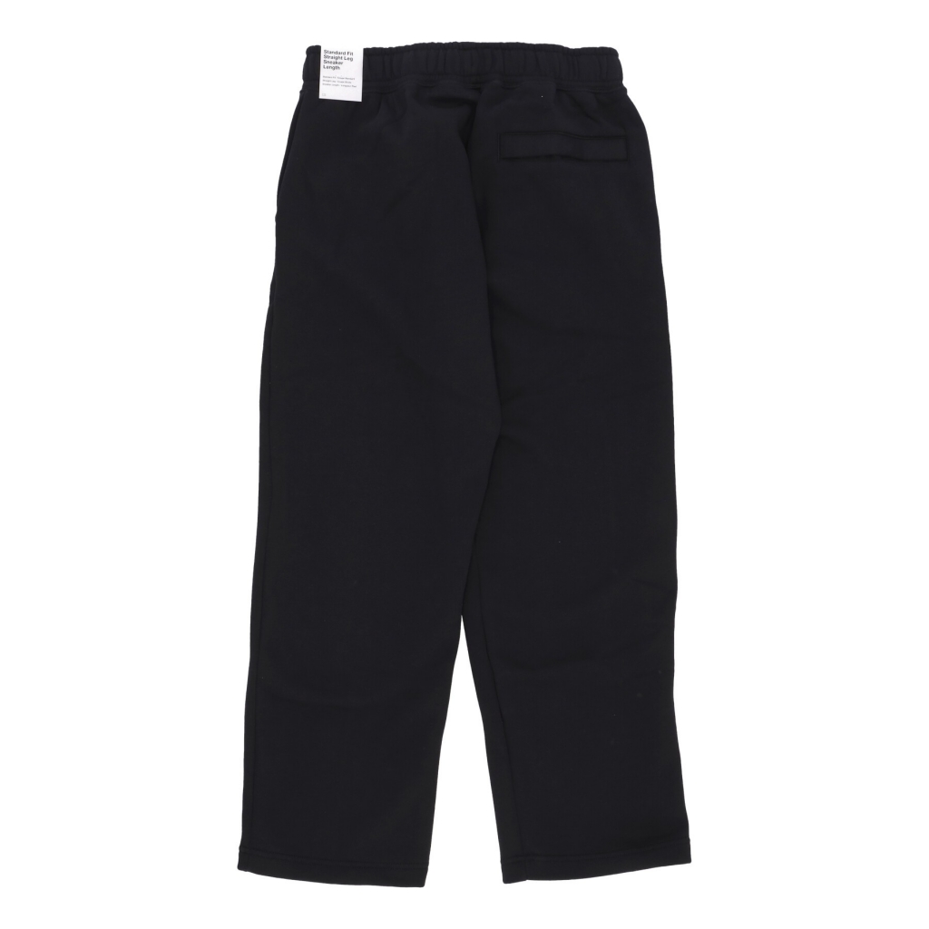 pantalone tuta felpato uomo club fleece bb cropped pant BLACK/WHITE