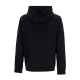 felpa leggera cappuccio uomo club+ po hoodie BLACK/BLACK