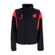 giacca tuta uomo nba dri-fit retro fly jacket chibul BLACK/UNIVERSITY RED