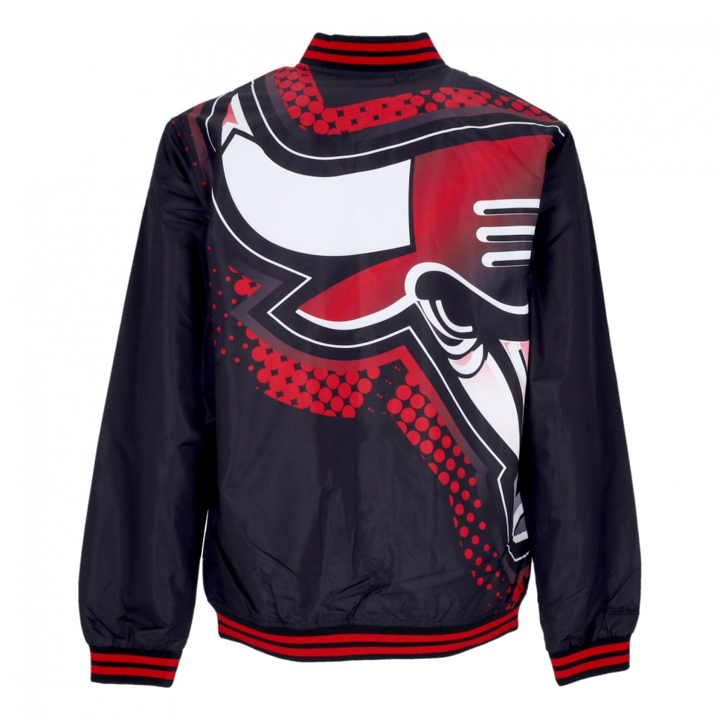 giubbotto bomber uomo nba big face 70 jacket chibul BLACK