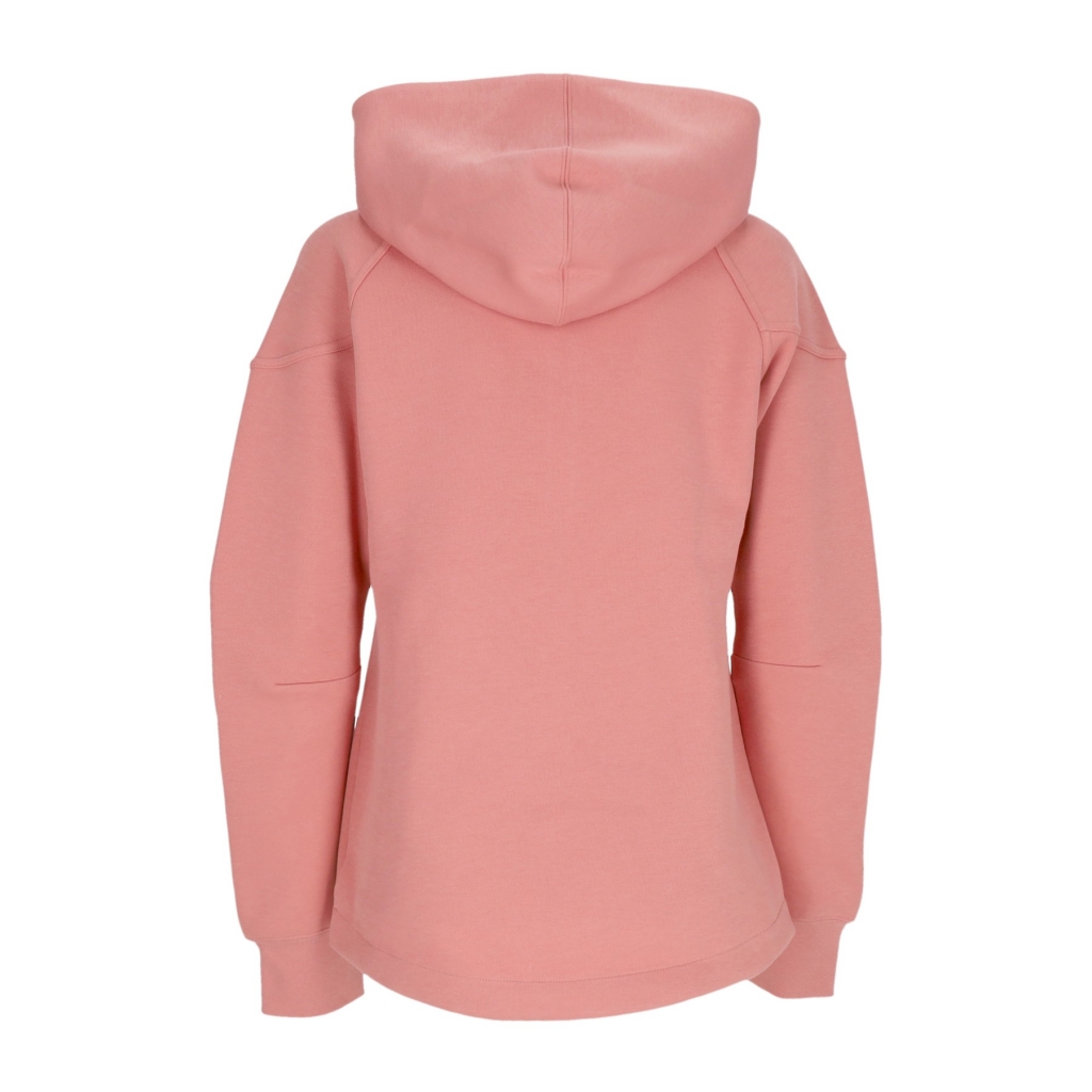 felpa leggera cappuccio zip donna w sportswear tech fleece windrunner full-zip hoodie RED STARDUST/BLACK