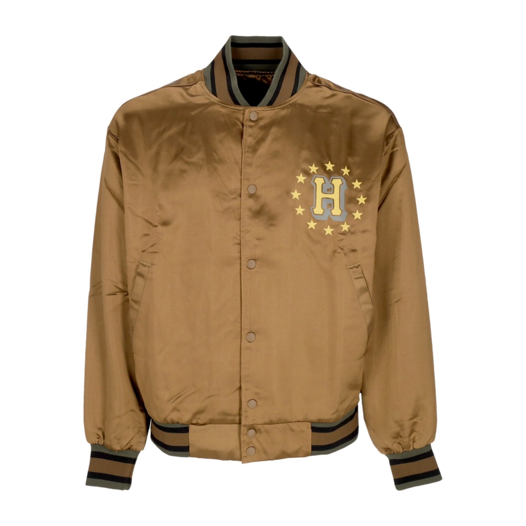 giubbotto bomber uomo galactic stack baseball jacket CAMEL