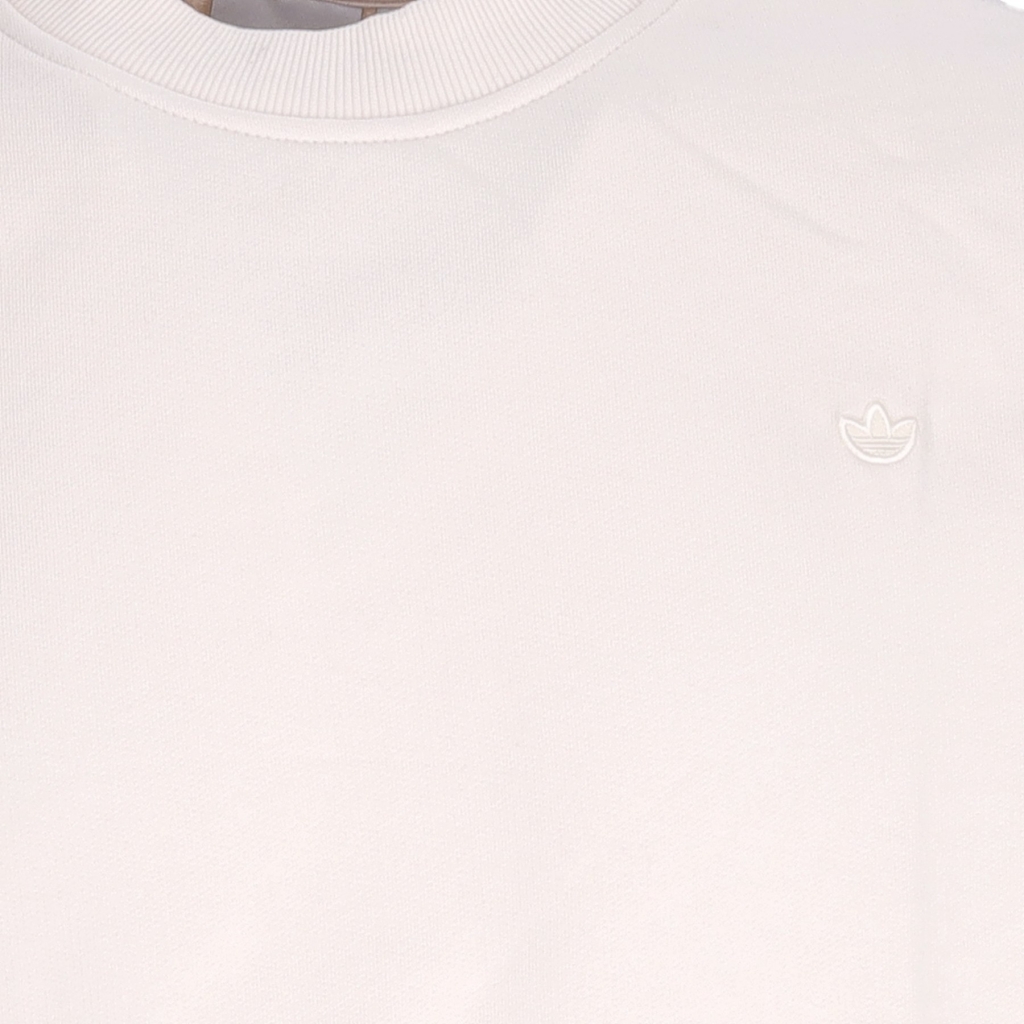 felpa leggera girocollo uomo contempo crewneck WONDER WHITE