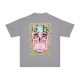 maglietta uomo skull print tee GREY
