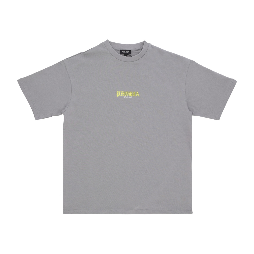 maglietta uomo skull print tee GREY