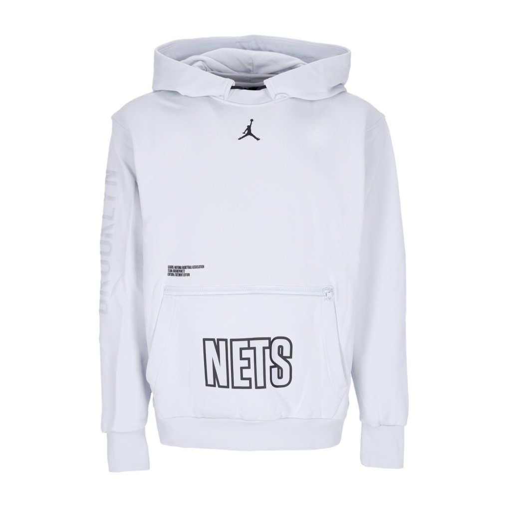 felpa cappuccio uomo nba courtside statement edition fleece hoodie bronet PURE PLATINUM
