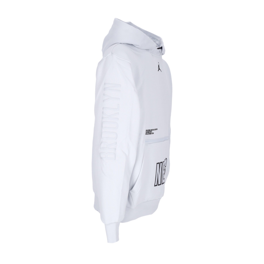 felpa cappuccio uomo nba courtside statement edition fleece hoodie bronet PURE PLATINUM