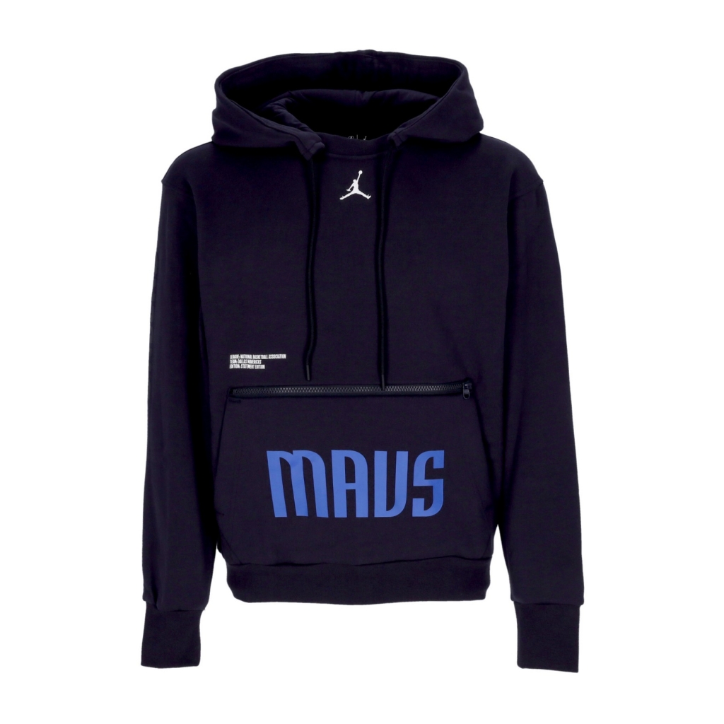felpa cappuccio uomo nba courtside statement edition fleece hoodie dalmav PITCH BLUE