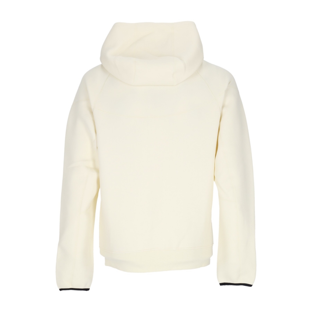 felpa leggera cappuccio zip uomo tech fleece full-zip windrunner hoodie COCONUT MILK/BLACK