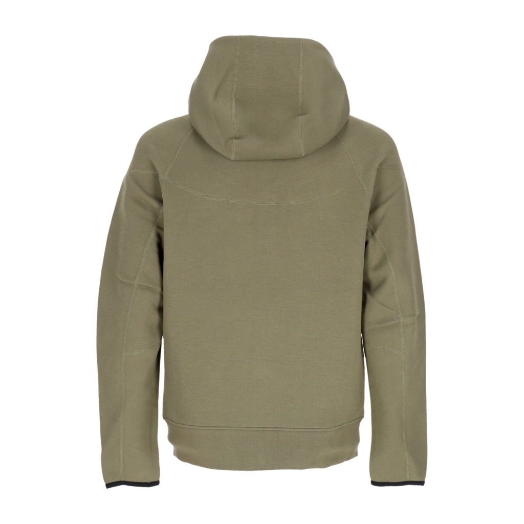 felpa leggera cappuccio zip uomo tech fleece full-zip windrunner hoodie MEDIUM OLIVE/BLACK