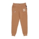 pantalone tuta felpato uomo mlb emb burnside track pant neyyan CAMEL