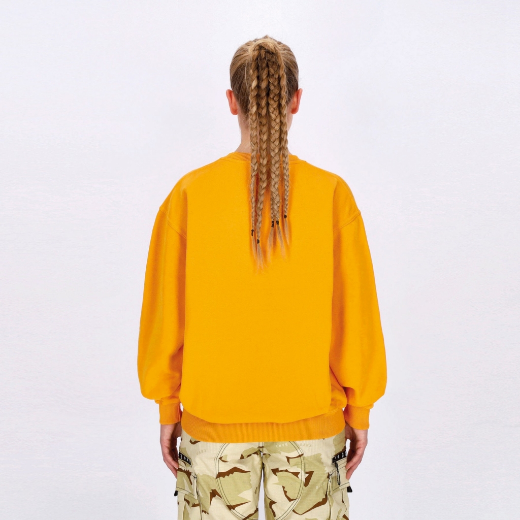 felpa girocollo uomo g-crew MUSTARD