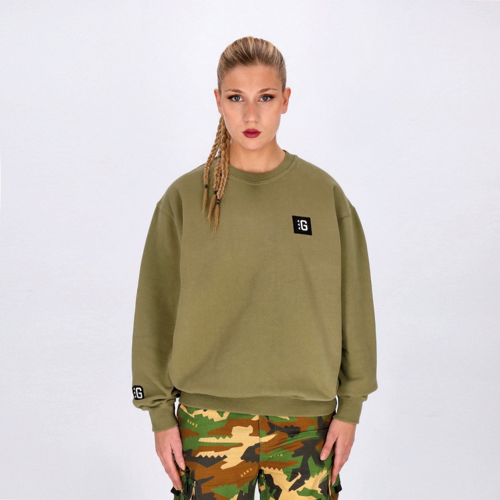 felpa girocollo uomo g-crew WOODLAND