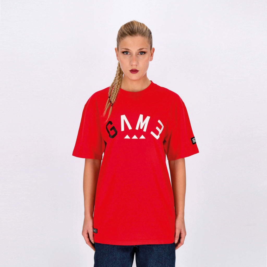 maglietta uomo arch logo tee ROYAL RED