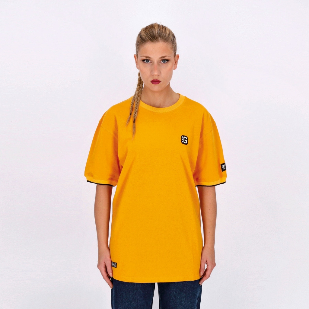 maglietta uomo cholo round neck g-polo MUSTARD