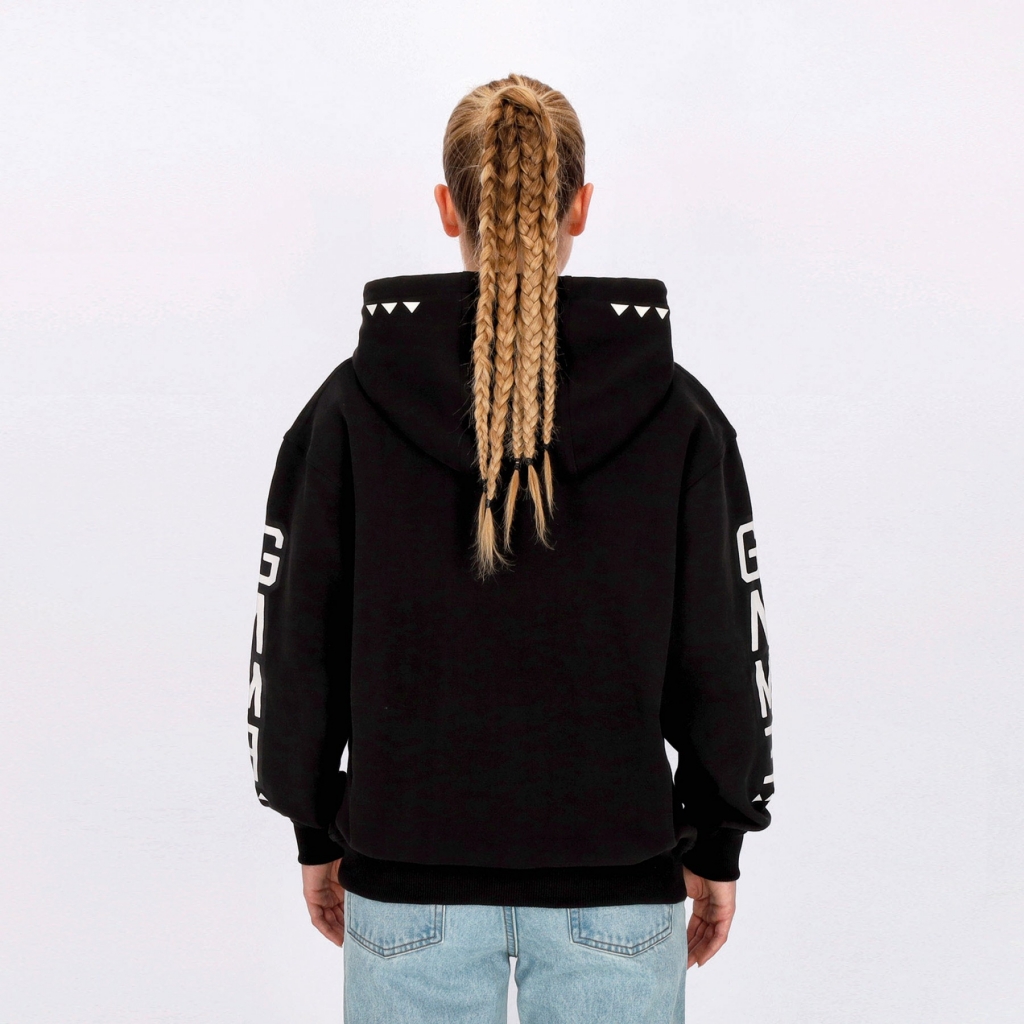 felpa cappuccio uomo armscript g-hoodie JOLLY BLACK